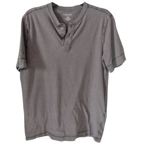 Y) Somona gray men's polo top size L tall 100% cotton